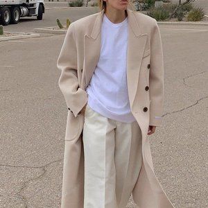 Frankie Shop Oversized Wool Coat